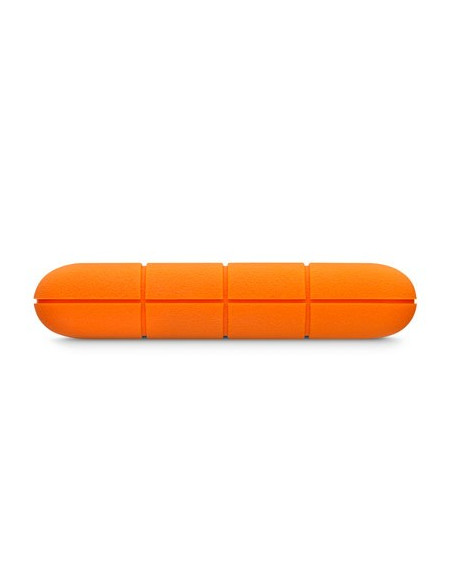 Lacie Rugged Mini Zewnętrzny Dysk Twarde 2 Tb 5400 Rpm Micro-Usb B 3.2 Gen 1 (3.1 Gen 1) Pomarańczowy, Srebrny