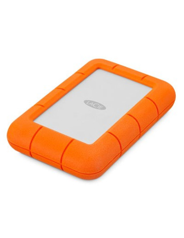 Lacie Rugged Mini Zewnętrzny Dysk Twarde 2 Tb 5400 Rpm Micro-Usb B 3.2 Gen 1 (3.1 Gen 1) Pomarańczowy, Srebrny