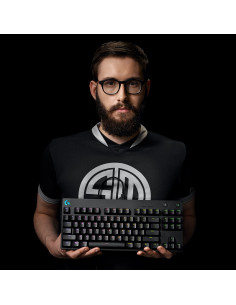 Klawiatura Logitech G915 Lightspeed Wrls Rgb Mech Kb/Gl Clicky - Carbon Us Intl 2