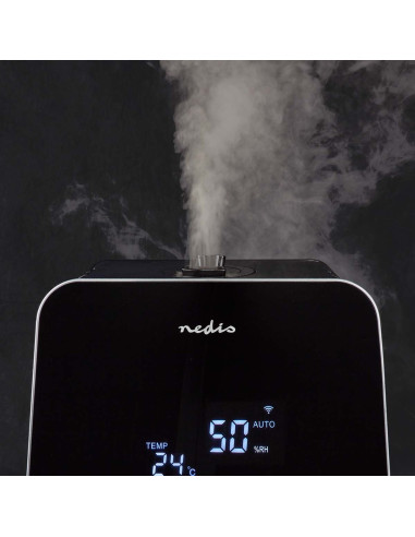 Nawilżacz Ultradźwiękowy Nedis 5,5L Smartlife Czarny