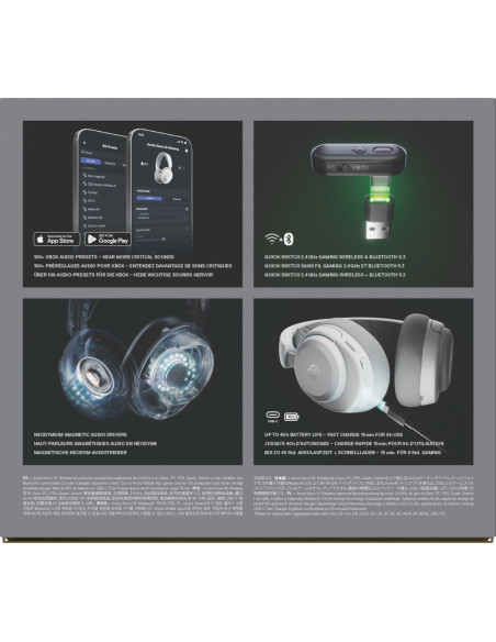 Słuchawki Steelseries Arctis Nova 3X Wireless For Xbox, White