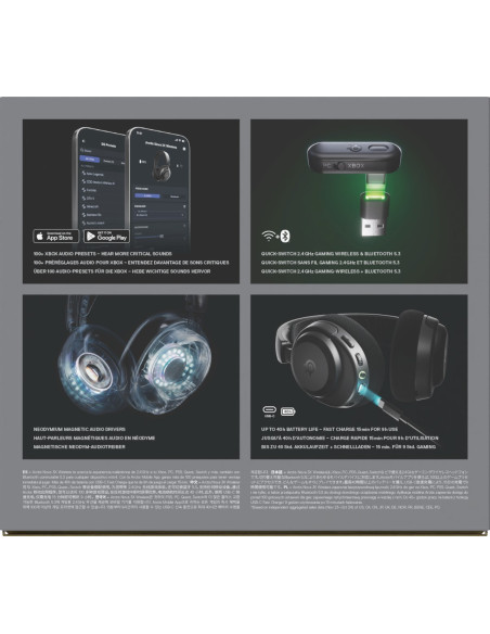 Słuchawki Steelseries Arctis Nova 3X Wireless For Xbox, Czarne