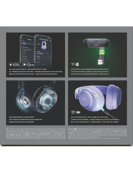 Słuchawki Steelseries Arctis Nova 3X Wireless For Xbox, Levander