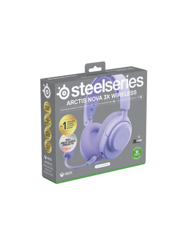 Słuchawki Steelseries Arctis Nova 3X Wireless For Xbox, Levander