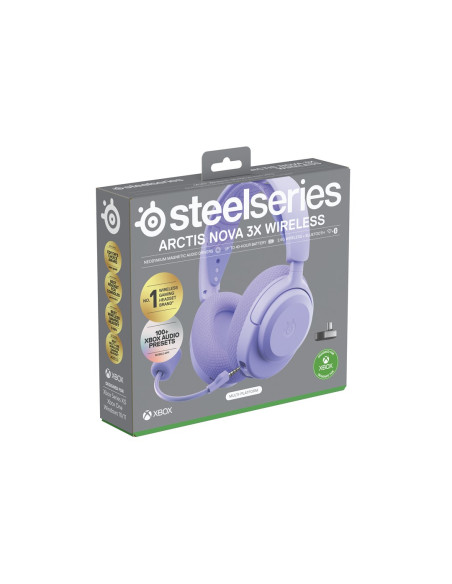 Słuchawki Steelseries Arctis Nova 3X Wireless For Xbox, Levander