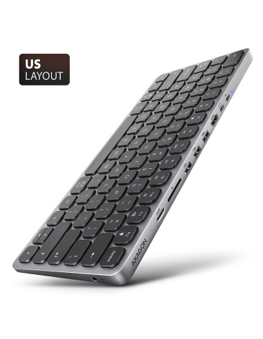 Axagon Hmc-Kb-Us Stacja Dokująca Przewodowa Usb 3.2 Gen 1 (3.1 Gen 1) Type-C Szary