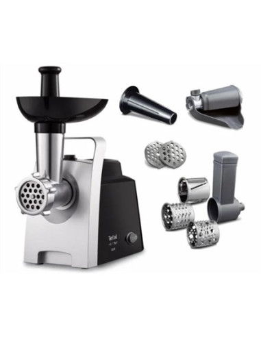 Tefal Hv1 Ne1098 Maszynka Do Mielenia 1400 W Czarny, Srebrny