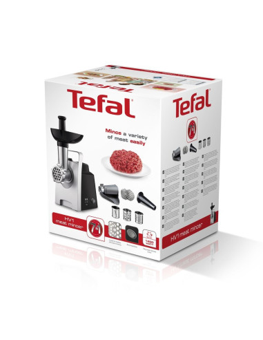 Tefal Hv1 Ne1098 Maszynka Do Mielenia 1400 W Czarny, Srebrny
