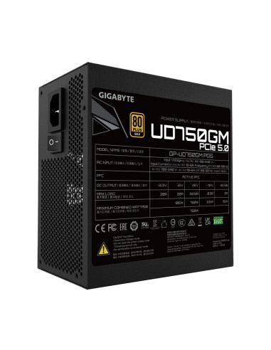 Gigabyte Ud750Gm Pg5 Moduł Zasilaczy 750 W 20+4 Pin Atx Atx Czarny