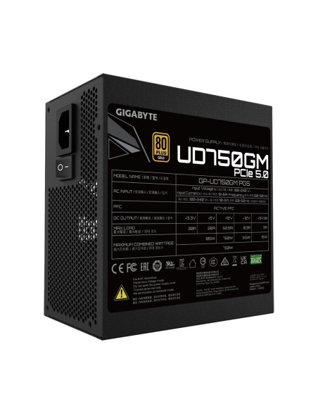 Gigabyte Ud750Gm Pg5 Moduł Zasilaczy 750 W 20+4 Pin Atx Atx Czarny