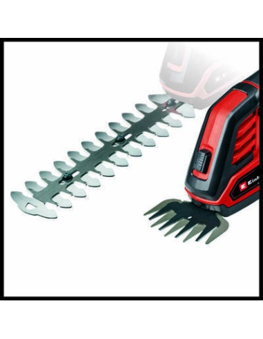 Einhell Ge-Cg 18/100 Li T-Solo Akumulatorowe Nożyce Do Trawy 10 Cm 18 V Czarny, Czerwony