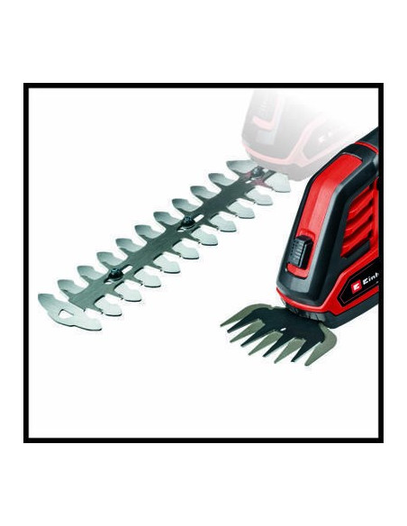 Einhell Ge-Cg 18/100 Li T-Solo Akumulatorowe Nożyce Do Trawy 10 Cm 18 V Czarny, Czerwony