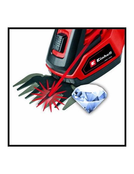 Einhell Ge-Cg 18/100 Li T-Solo Akumulatorowe Nożyce Do Trawy 10 Cm 18 V Czarny, Czerwony