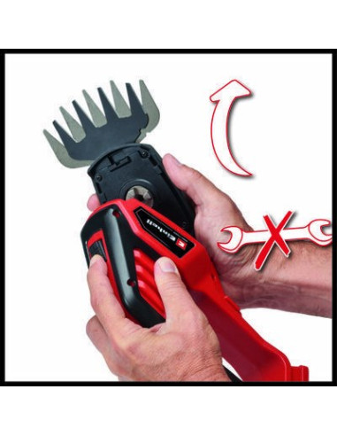 Einhell Ge-Cg 18/100 Li T-Solo Akumulatorowe Nożyce Do Trawy 10 Cm 18 V Czarny, Czerwony