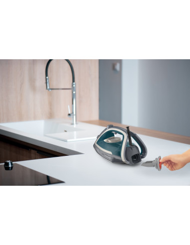 Tefal Ultragliss Anti-Calc Plus Fv6842 Żelazko Parowe 2800 W Niebieski, Srebrny