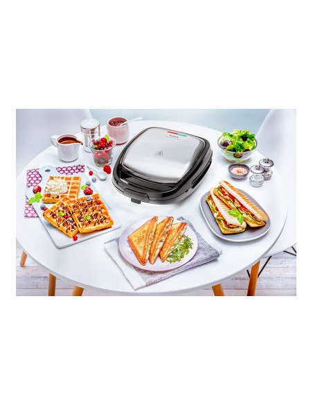 Tefal Sw341D12 Toster 700 W Czarny, Stal Nierdzewna