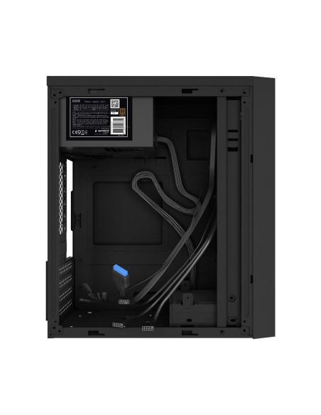 Gembird Obudowa Fornax K170 600W 80Plus Bronze Mini-Tower (1X Usb 3.1, 2X Usb 2.0, 1X Usb Typ-C, Czytnik Kart) Czarna