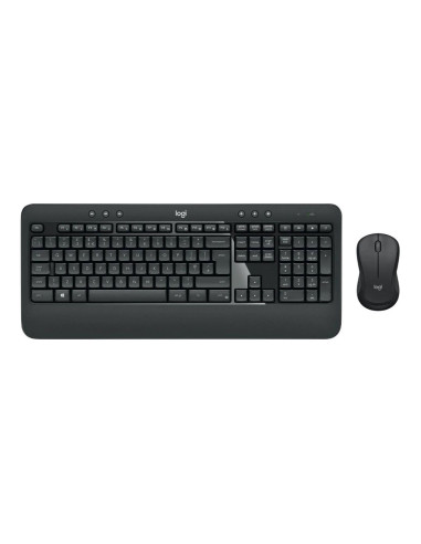 Logitech Advanced Mk545 Klawiatura Dołączona Myszka Biuro Rf Wireless Qwerty Amerykański Międzynarodowy Czarny