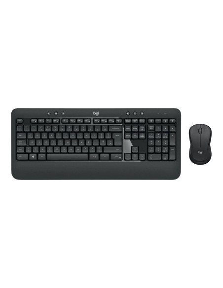 Logitech Advanced Mk545 Klawiatura Dołączona Myszka Biuro Rf Wireless Qwerty Amerykański Międzynarodowy Czarny