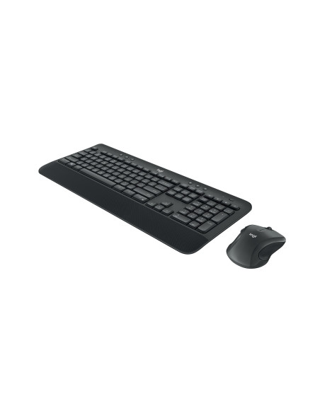 Logitech Advanced Mk545 Klawiatura Dołączona Myszka Biuro Rf Wireless Qwerty Amerykański Międzynarodowy Czarny