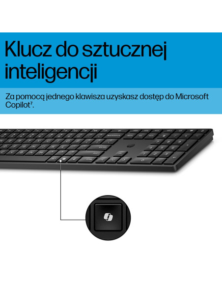 Bezprzewodowa Klawiatura I Mysz, Desktop-Set