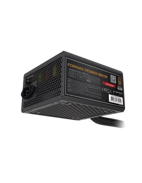 Gembird Zasilacz Komputerowy Fornax Power 80+ Bronze Atx, 850W, Aktywne Pfc, 12Cm Wentylator