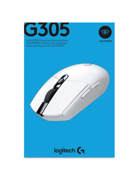 Logitech G G305 Myszka Po Prawej Stronie Rf Wireless + Bluetooth Optyczny 12000 Dpi
