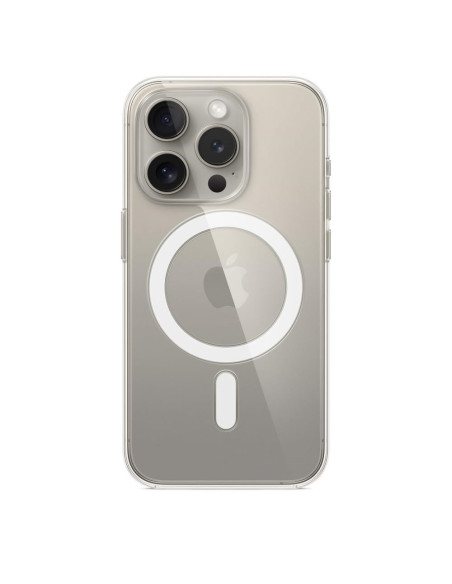 Apple - Obudowa Tylna Do Telefonu Komórkowego - Kompatybilna Z Magsafe - Poliwęglan - Przezroczysta - Do Iphone 15 Pro