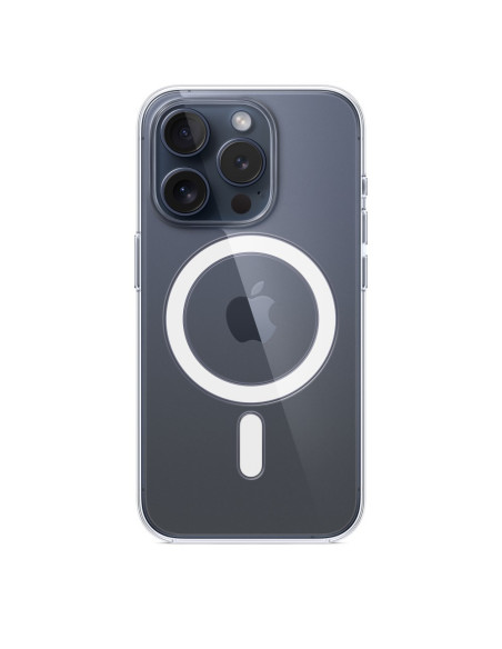 Apple - Obudowa Tylna Do Telefonu Komórkowego - Kompatybilna Z Magsafe - Poliwęglan - Przezroczysta - Do Iphone 15 Pro