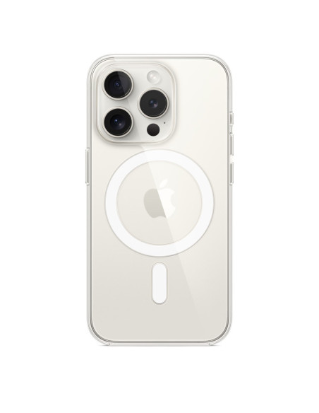 Apple - Obudowa Tylna Do Telefonu Komórkowego - Kompatybilna Z Magsafe - Poliwęglan - Przezroczysta - Do Iphone 15 Pro