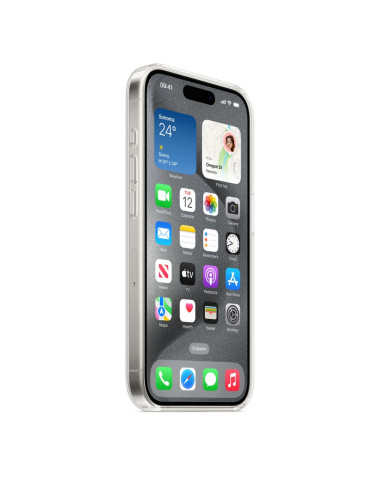 Apple - Obudowa Tylna Do Telefonu Komórkowego - Kompatybilna Z Magsafe - Poliwęglan - Przezroczysta - Do Iphone 15 Pro