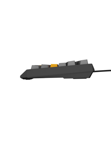 Genesis Thor 230 Tkl Klawiatura Gaming Usb + Rf Wireless + Bluetooth Qwerty Czarny, Szary, Pomarańczowy
