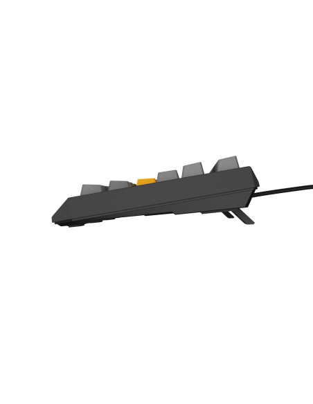 Genesis Thor 230 Tkl Klawiatura Gaming Usb + Rf Wireless + Bluetooth Qwerty Czarny, Szary, Pomarańczowy