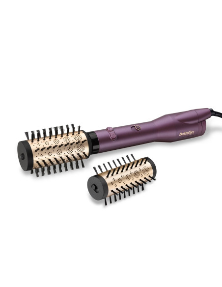 Babyliss Big Hair Dual Szczotka Z Gorącym Powietrzem Ciepły Czarny, Złoto Różowe, Fioletowy 650 W 2,5 M