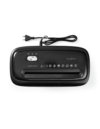 Niszczarka Do Papieru Nedis 12L Din P-4 190W Czarna