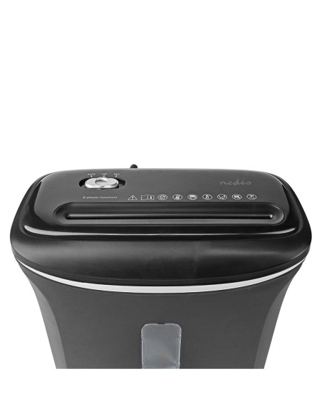 Niszczarka Do Papieru Nedis 12L Din P-4 190W Czarna