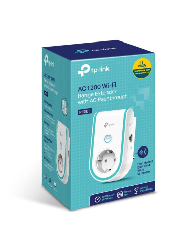 Tp-Link Re365 Przedłużacz Sieciowy Wzmacniacz Sieciowy Biały 10, 100 Mbit/S