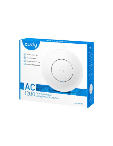 Cudy Ac1300 Biały Obsługa Poe