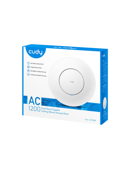 Cudy Ac1300 Biały Obsługa Poe