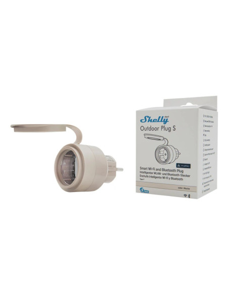 Shelly Outdoor Plug S Gen3 Inteligentny Korek Mokka