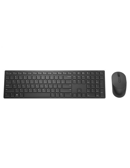 Klawiatura I Mysz Dell Pro (Rtl Box) Km5221W Wireless, Baterie W Zestawie, Ru, Czarna