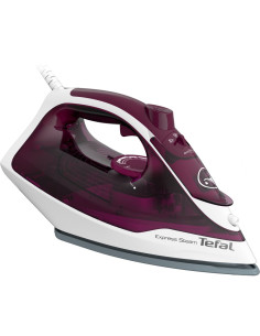 Tefal Express Steam Fv2835E0 Żelazko Żelazko Suche I Parowe Ceramiczna Stopa 2400 W Fioletowy, Biały