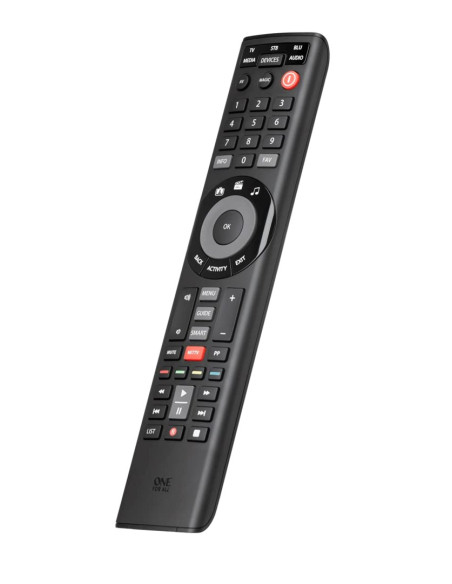 One For All Smart Control 5 Pilot Dtt, Dvd/Blu-Ray, Konsola Do Gier, System Kina Domowego, Iptv, Sat, Tnt, Tv Naciśnij Przyciski
