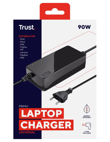 Trust Primo Adapter Zasilający/ Inwentor Wewnętrzna 90 W Czarny