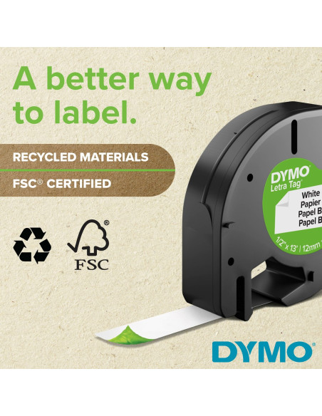 Dymo Letratag Lt-100H + Tape Drukarka Etykiet 160 X 160 Dpi 6,8 Mm/S Abc
