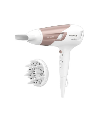 Rowenta Studio Dry Cv5830 Suszarka Do Włosów 2300 W Beżowy, Biały