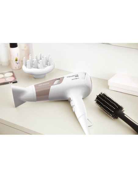 Rowenta Studio Dry Cv5830 Suszarka Do Włosów 2300 W Beżowy, Biały