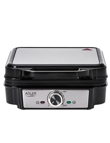 Adler Ad 3083 Gofrownica 4 Gofry 1800 W Czarny, Srebrny