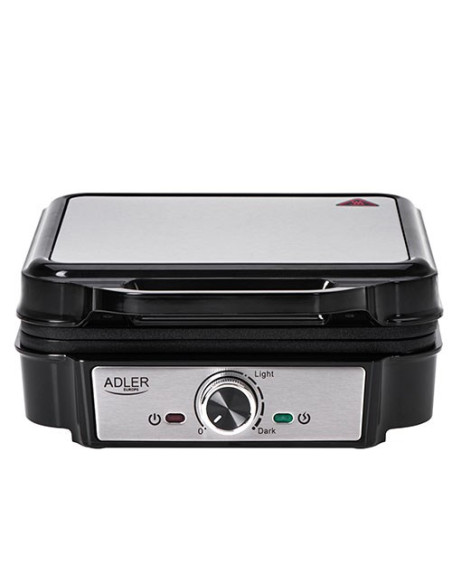 Adler Ad 3083 Gofrownica 4 Gofry 1800 W Czarny, Srebrny