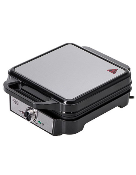 Adler Ad 3083 Gofrownica 4 Gofry 1800 W Czarny, Srebrny